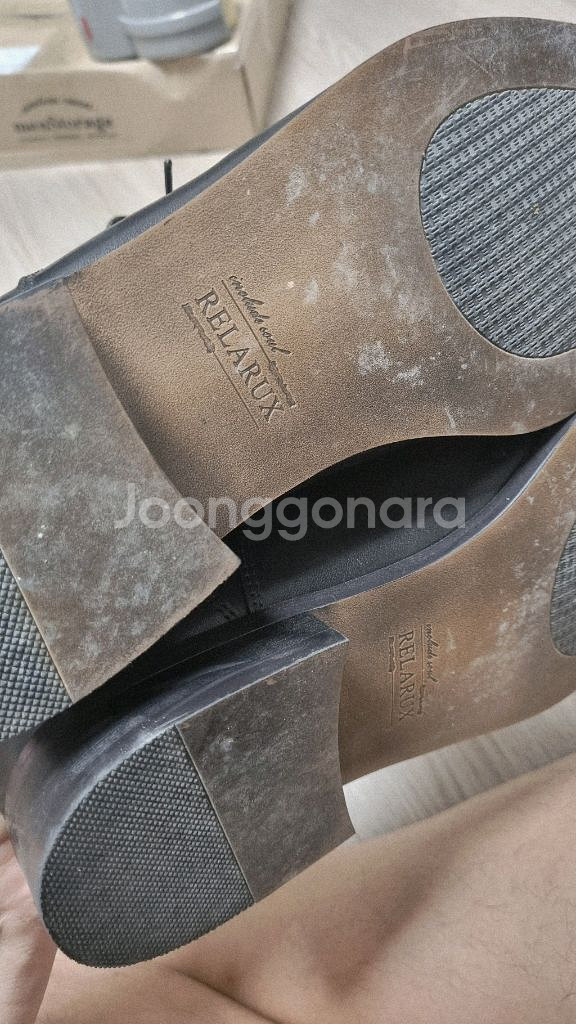 RELARUX 남성 소가죽 수제화 구두 275--3