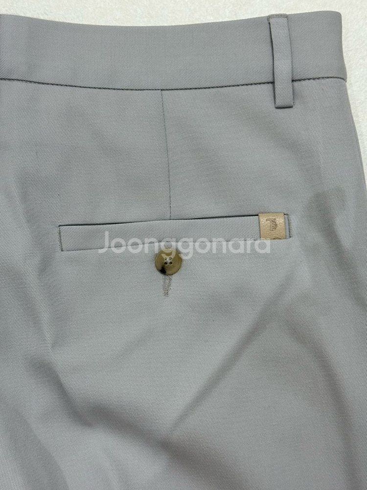 (새상품) Tods 토즈 슬림 핏 버진 울 디테일 팬츠--7