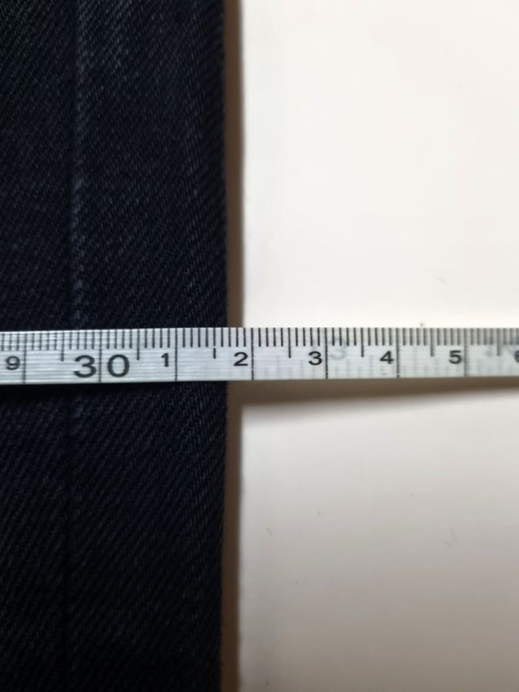 32)플랙진 가죽패치 블랙청바지 데님 생지 일자청바지--8