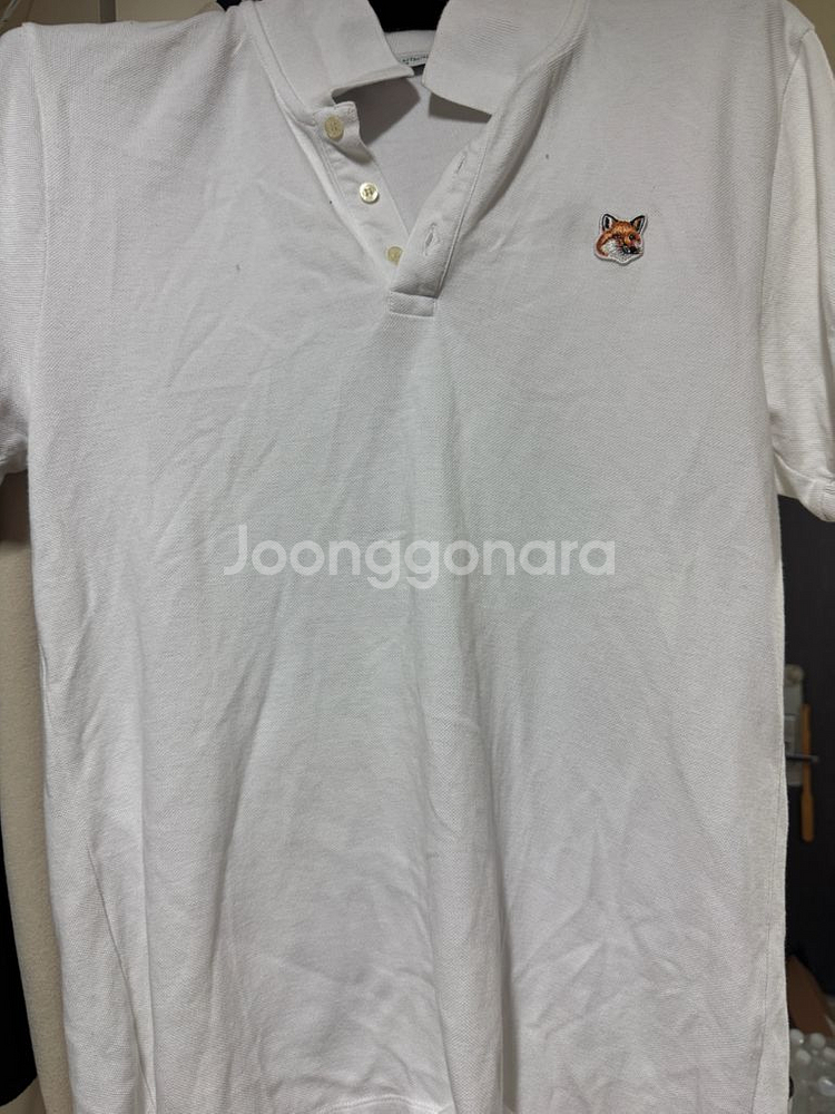 23SS 메종키츠네 Fox Head Patch 피케--1