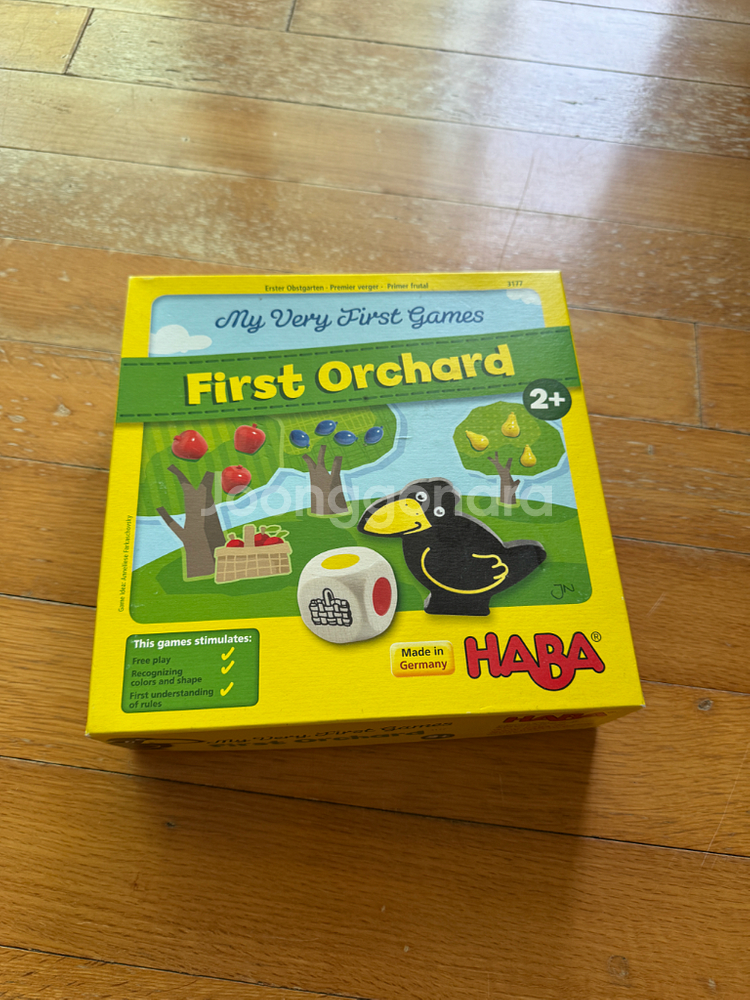 HABA 나의 첫 번째 과수원 까마귀 보드게임--0