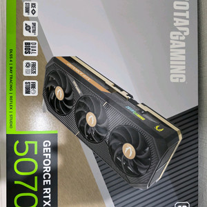RTX5070TI 솔리드 조텍 미개봉새상품
