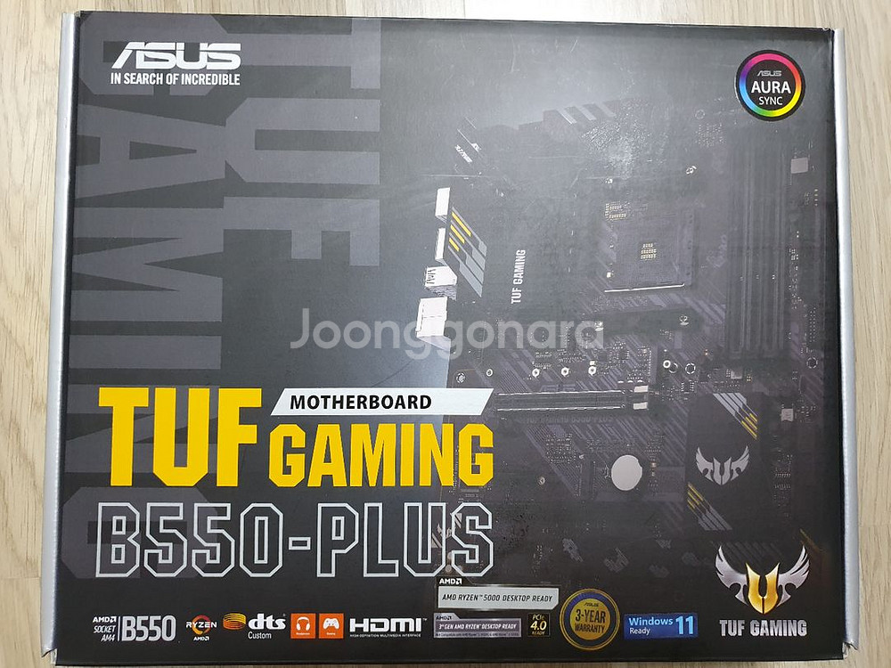 아수스 TUF B550 PLUS 메인보드 라이젠 AM4--0