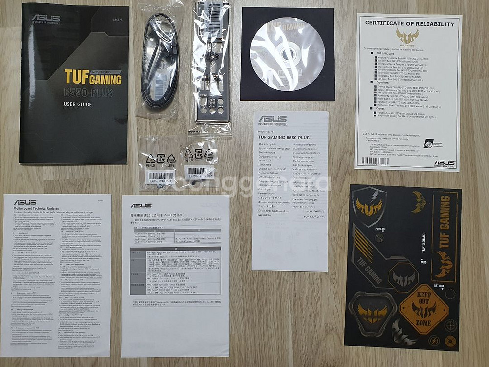 아수스 TUF B550 PLUS 메인보드 라이젠 AM4--2