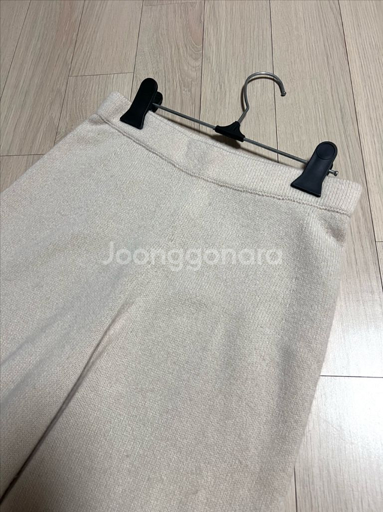 23 헤지스레이디스 울 캐시미어 니트 팬츠 바지--6