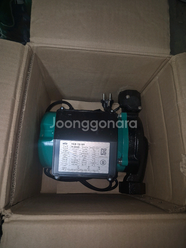 윌로펌프 PB-600MA--0