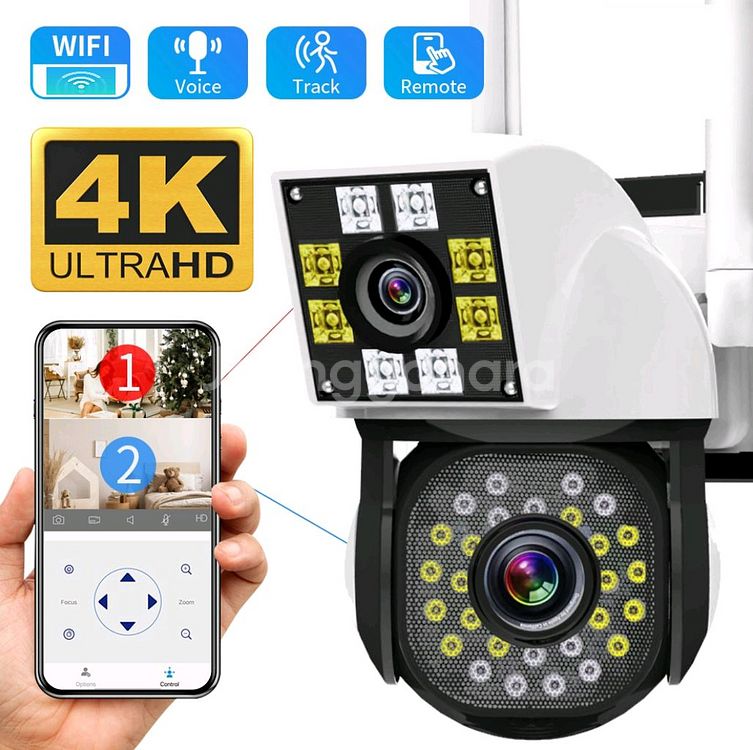 새상품)wifi cctv홈캠360도 실외방수카메라가2개--0