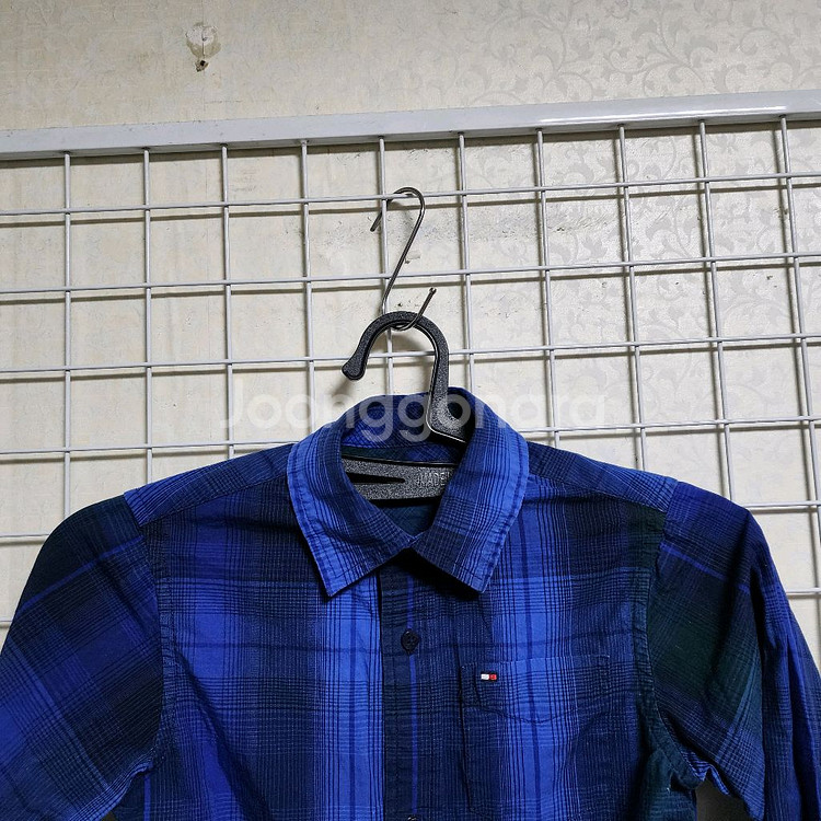 타미힐피거체크긴팔남방(아동4-5)--1