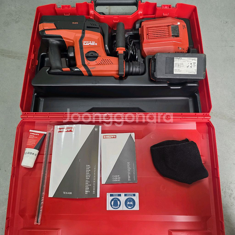 힐티 36V 충전 앙카드릴 TE 6-A36세트--2