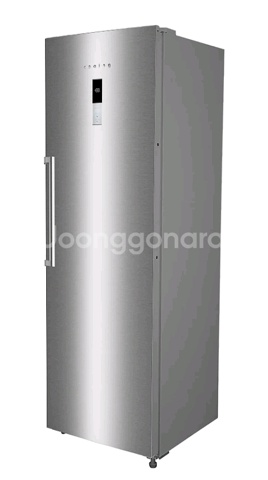 쿠잉 스탠드 미니 슬림 냉동고, 280L, 실버--4