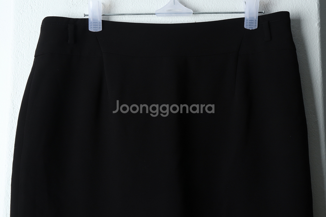 W(L) 마인 스커트 치마 한섬 블랙 라인--2
