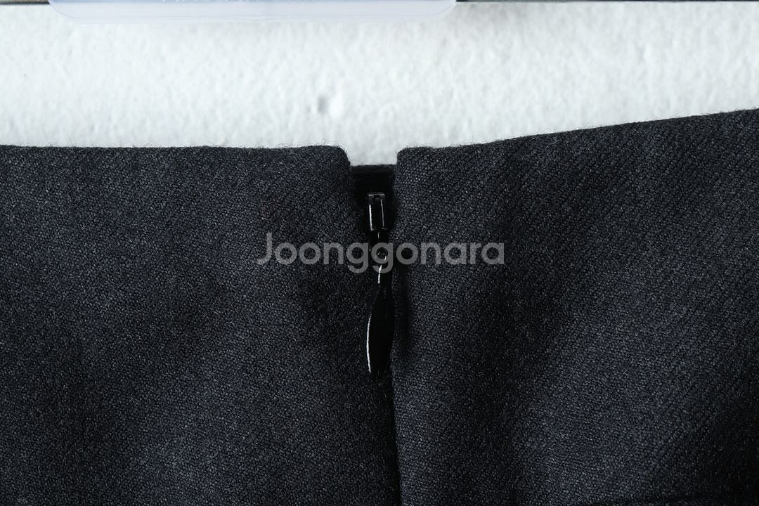 W(M-L) 빈폴 스커트 치마 그레이 모 라인--4