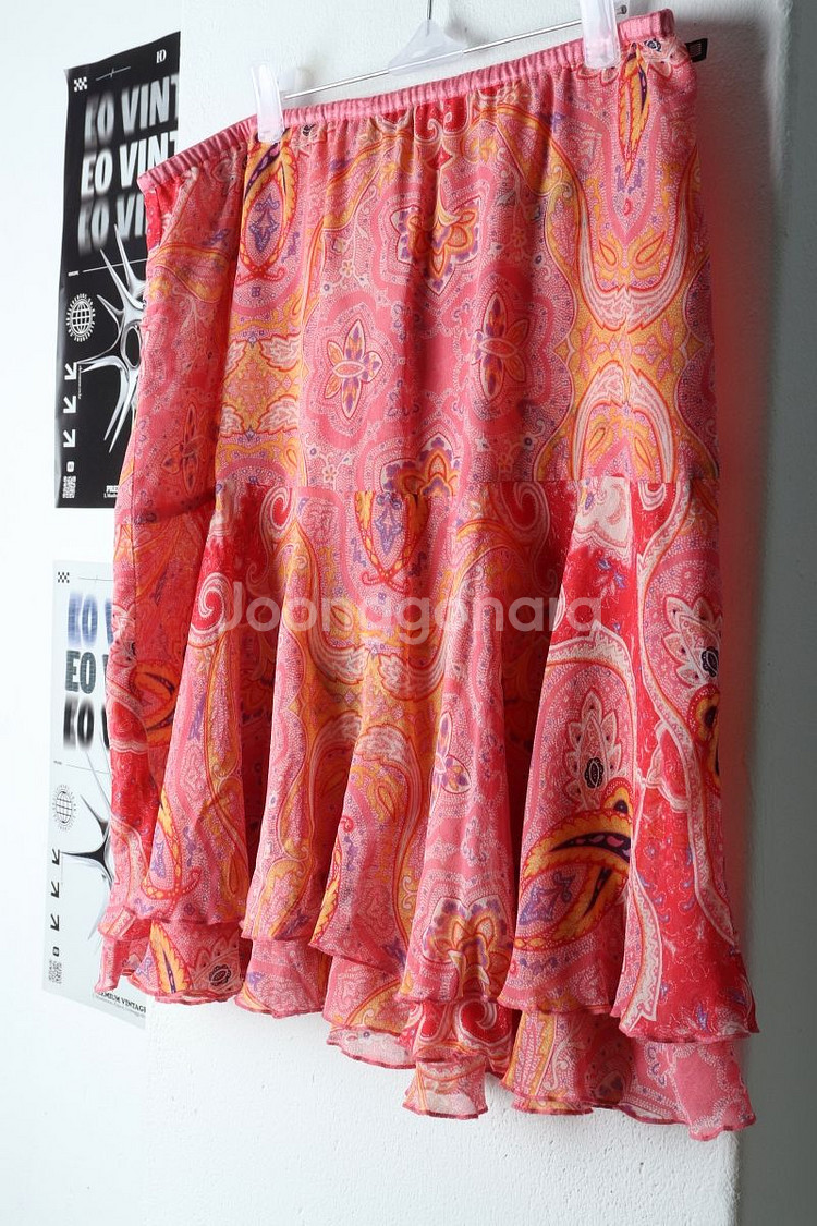 W(2XL) 폴로 랄프로렌 스커트 치마 빅사이즈 밴딩--0