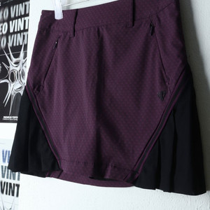 W(S-M) 헤지스 스커트 치마 골프 폴리 라인