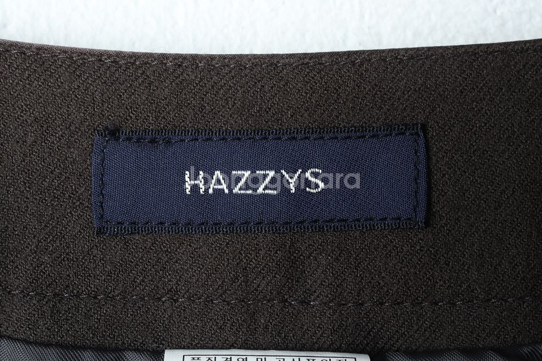 W(M) 헤지스 스커트 치마 브라운 테니스 라인--5