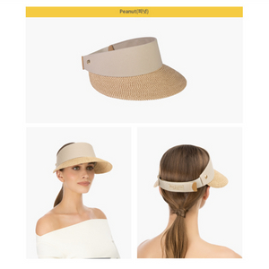 에릭자비츠 라탄 선바이저 새상품 판매해요