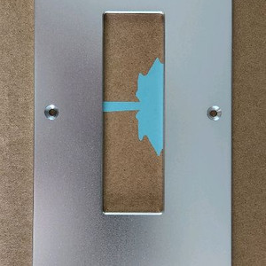 제인ce 백플레이트 실버 알루 주문제작