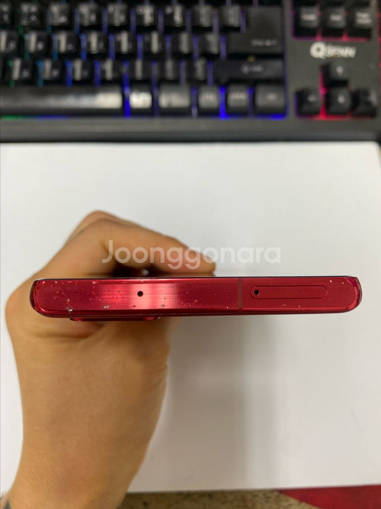 KT 갤럭시노트20 레드 외관깔끔 256G 배달폰--4
