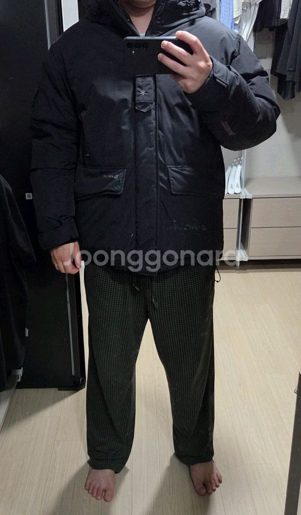스노우피크 프리미엄 구스 패딩 팝니다--8