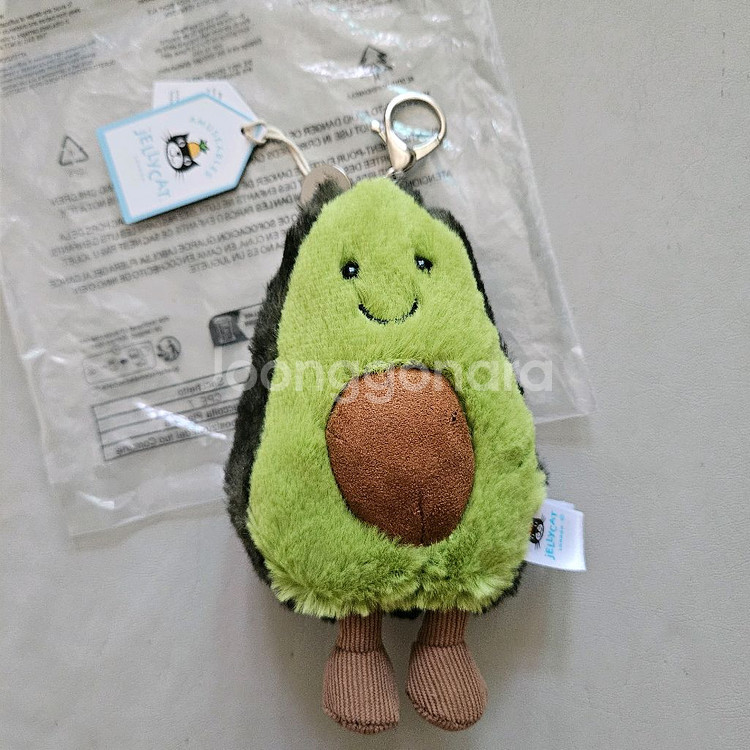 [새상품] 젤리캣 jELLYCAT 아보카도 인형 키링--1
