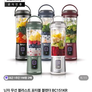 닌자 무선 블라스트 포터블 블렌드 BC151kr