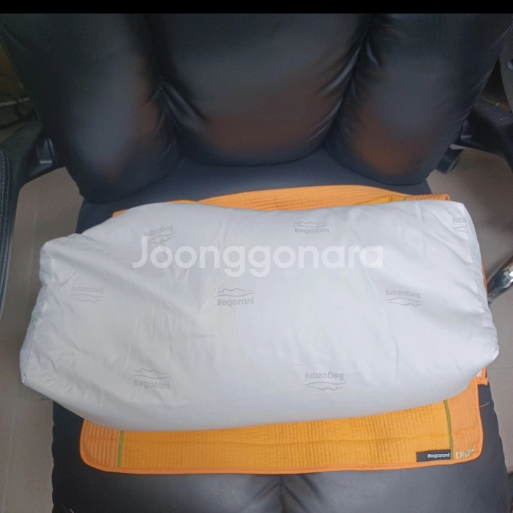 베고자니 피그먼트 충무 사각 편백메밀 베개 새제품--0