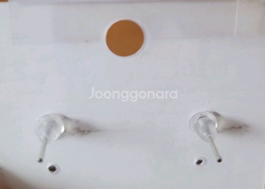 금액 큐빅 원형귀걸이--1