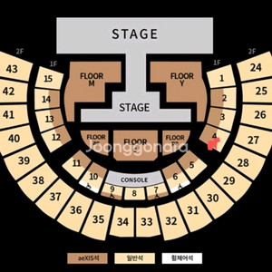 에스파 콘서트 29일 첫콘 4구역 13열 좌블