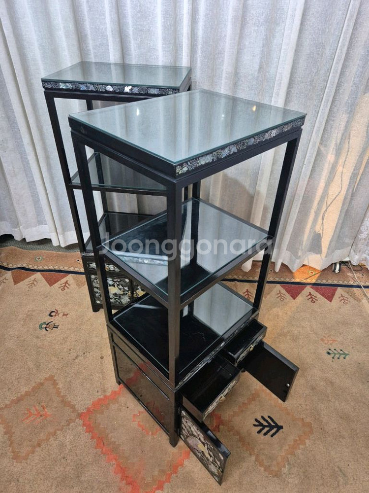 전통가구 인테리어 자개 사방탁자--2