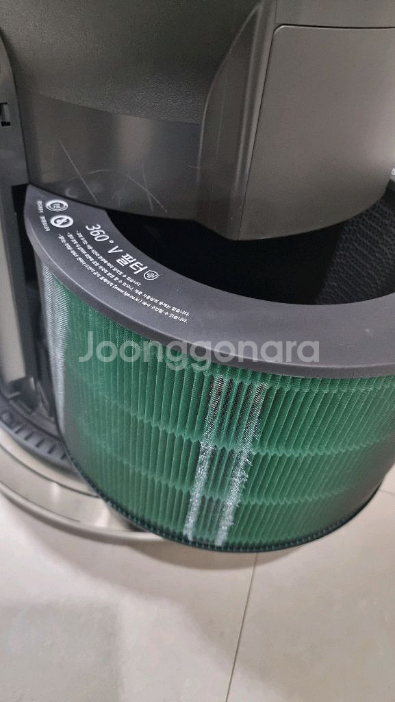 LG오브제 2단 펫 UV공기청정기 판매합니다--5
