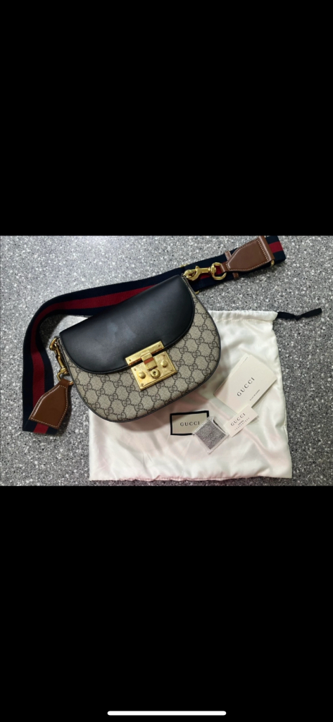 구찌패드락GG슈프림숄더백 이미지