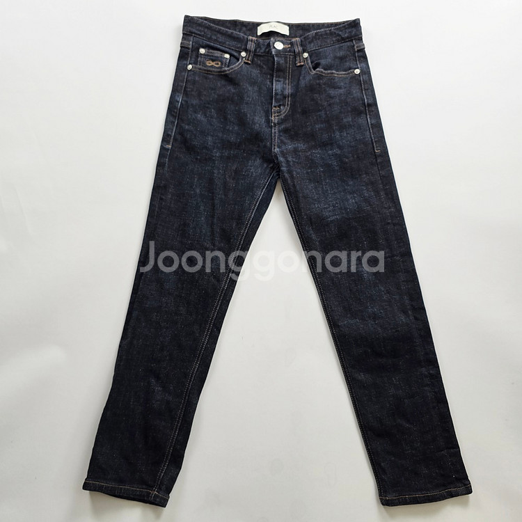 플랙진 청바지 진청 스판 사이즈27 R1490--0