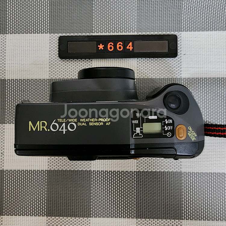 코니카 MR 640 텔앤와이드 필름카메라--1