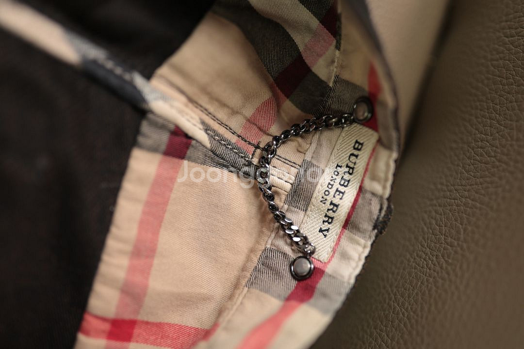 명품 버버리BURBERRY 다크브라운 팬츠--6