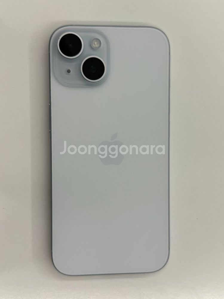 [풀박스] 실사용하던 아이폰 15 블루 128GB 판매--2