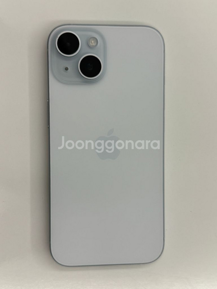[풀박스] 실사용하던 아이폰 15 블루 128GB 판매--13