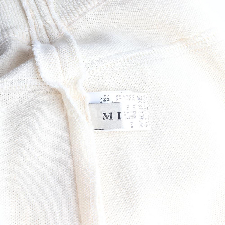 [S]MINE마인 아이보리 밴딩 울 니트 롱 스커트 치--5