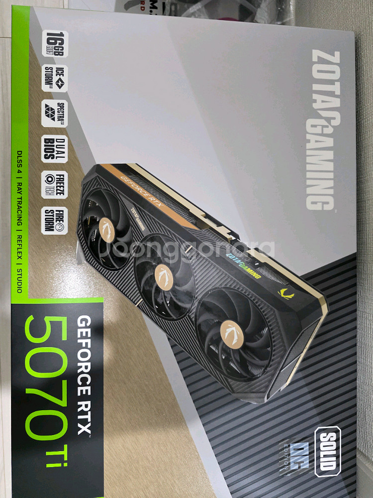 RTX5070TI 솔리드 새상품 싸게 판매합니다--0