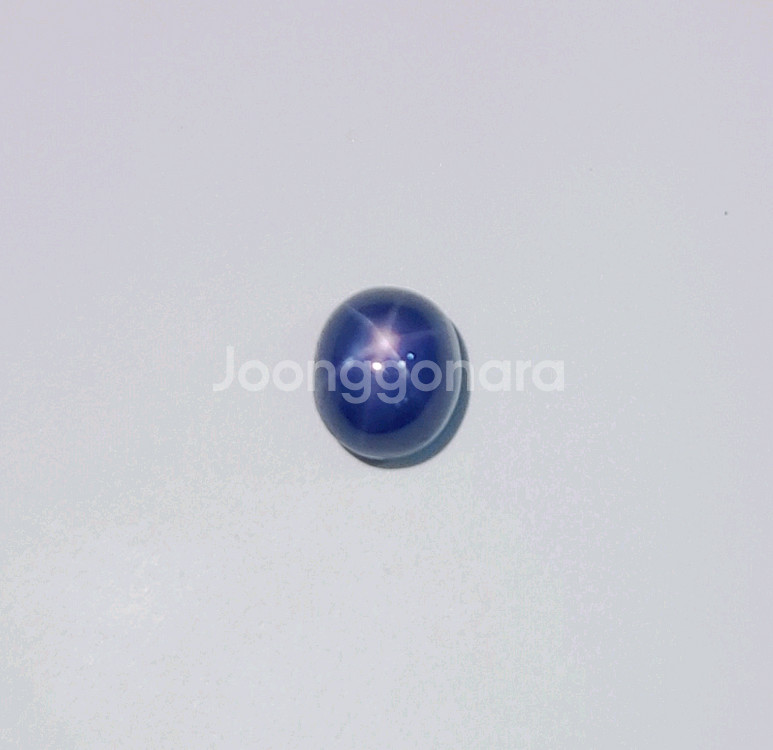 미얀마 천연 바이올렛블루 진짜 스타사파이어 1.3ct--0
