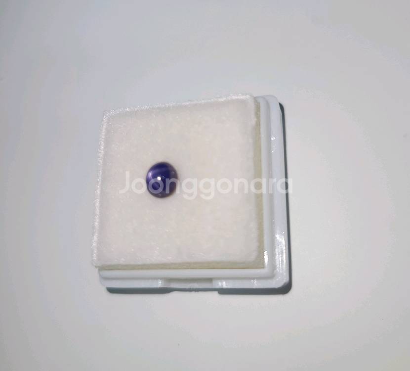 미얀마 천연 바이올렛블루 진짜 스타사파이어 1.3ct--4