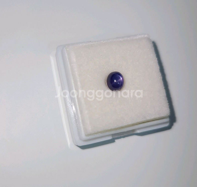 미얀마 천연 바이올렛블루 진짜 스타사파이어 1.3ct--5