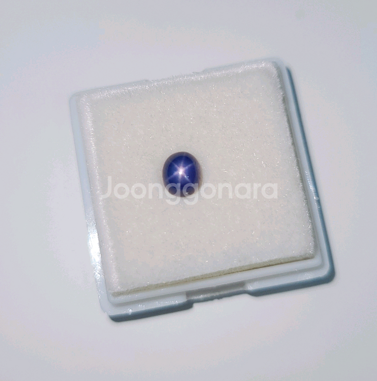 미얀마 천연 바이올렛블루 진짜 스타사파이어 1.3ct--7