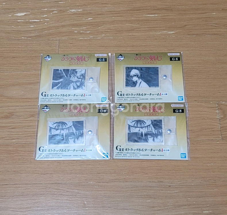 제일복권 바람의 검심 교토 동란 G상 스트랩 홀더 참--0