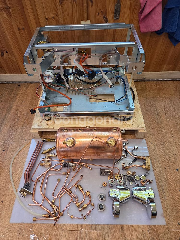 이태리 포투라 F100 커피머신,완벽 오버홀--2