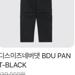 디스이즈네버댓 bdu pant