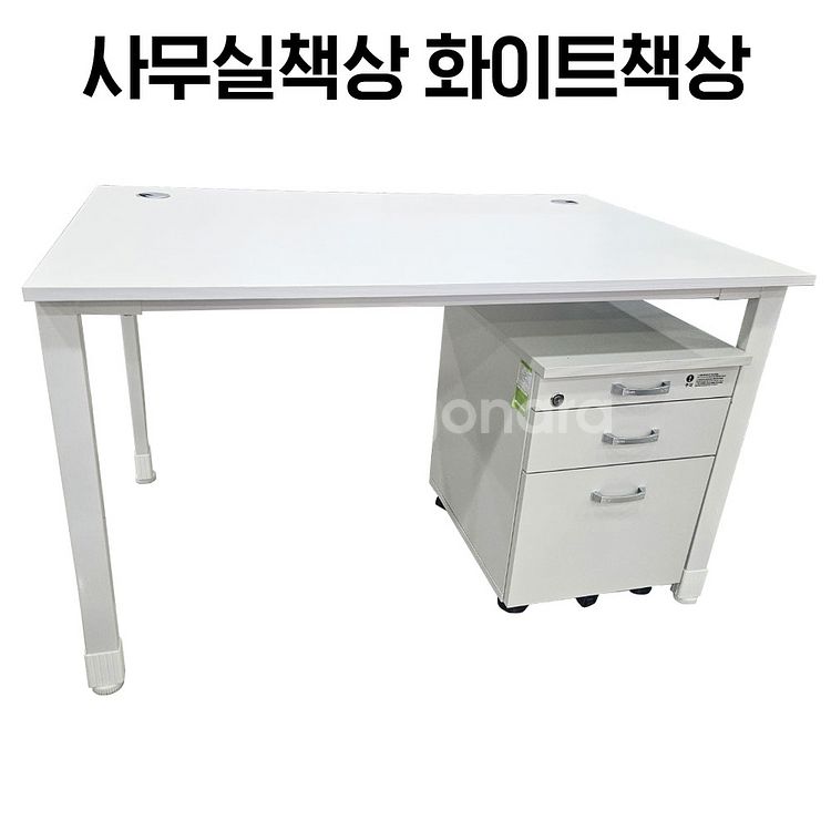 [신품]사무용가구 강남전시장 화이트 사무용책상--0