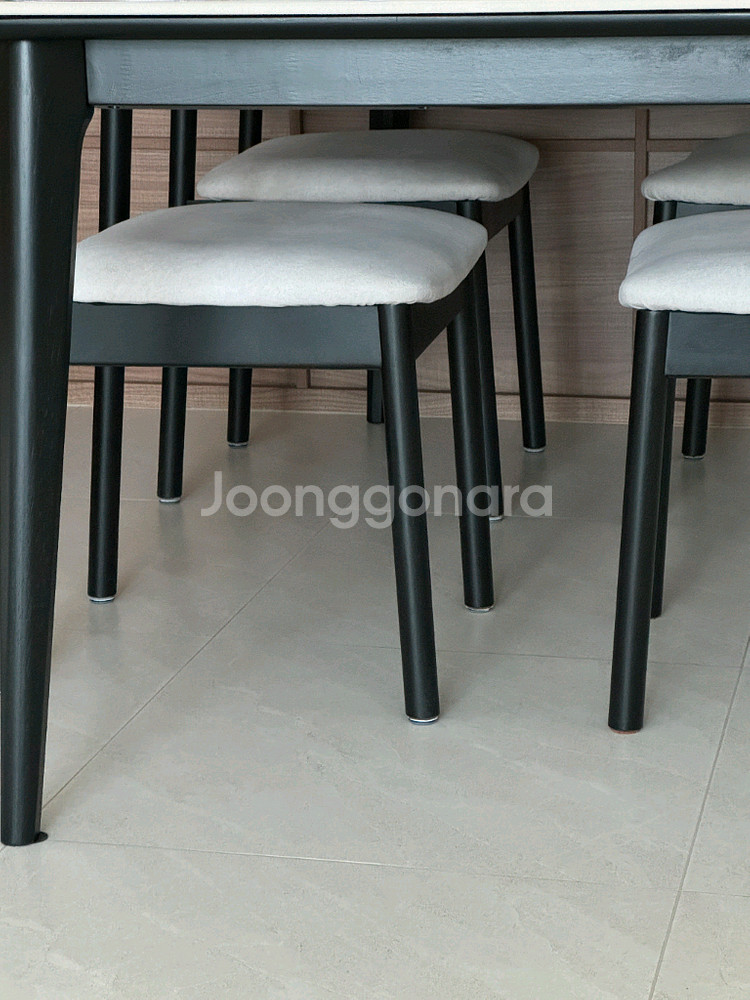 블랙식탁 블랙테이블 세라믹식탁 세라믹식탁세트--4