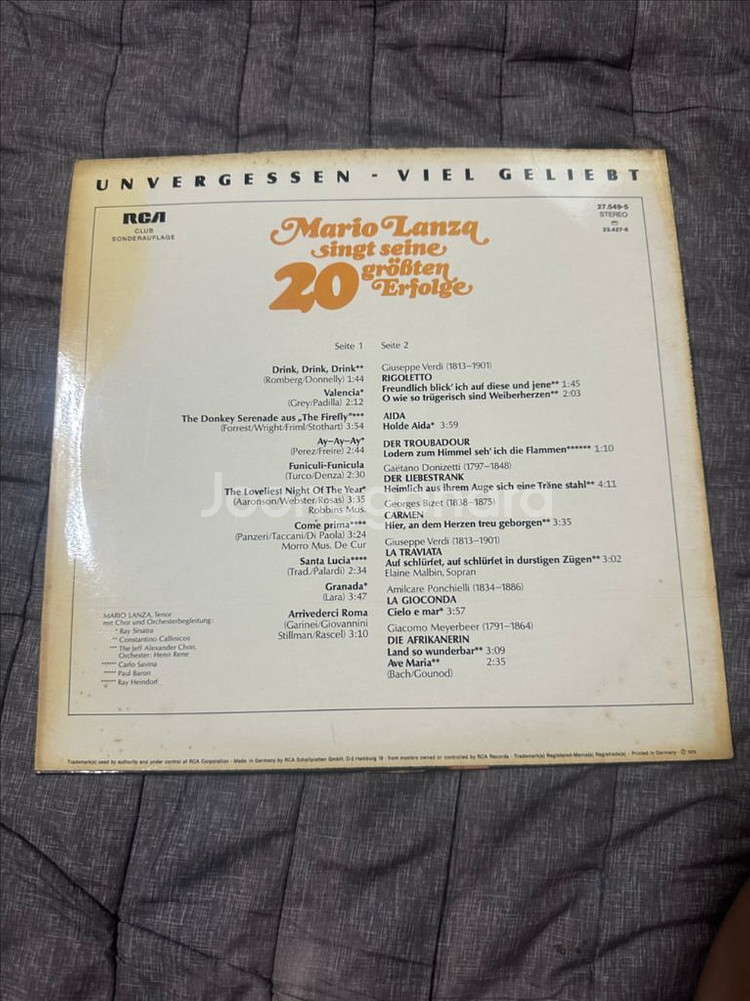 Mario Lanza sings seine 20 LP--1