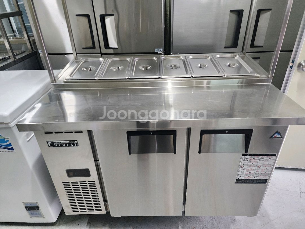 부성 1200김밥 냉장고 간냉식 상부선반 포함 판매 합--0