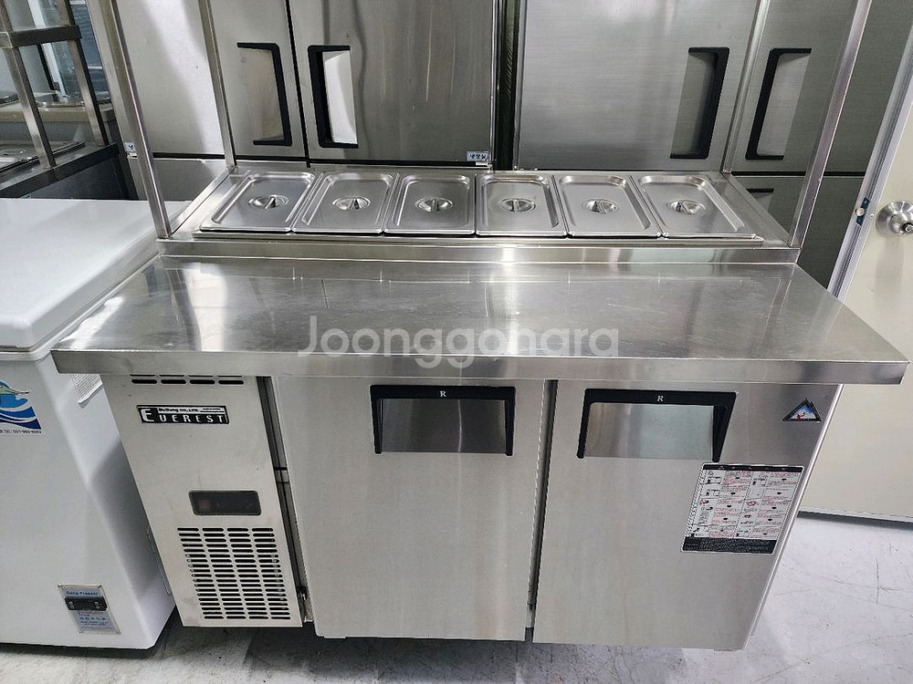 부성 1200김밥 냉장고 간냉식 상부선반 포함 판매 합--3